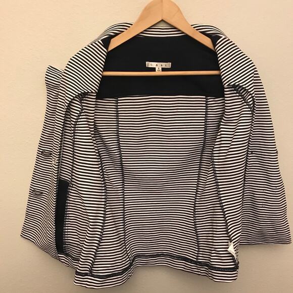 Cabi Life Jacket Striped Nautical Blazer Style 823 - Picture 4 of 8